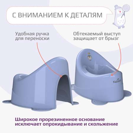 Горшок KidWick Улитка фиолетовый