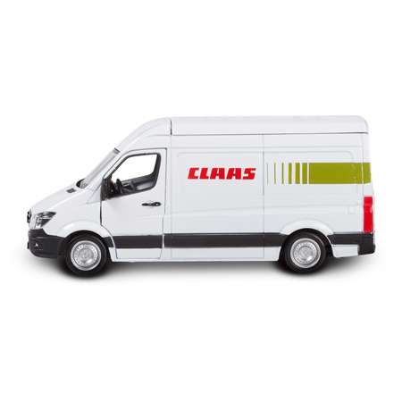 Грузовик Mobicaro Mercedes Benz Sprinter Claas 1:32 белый
