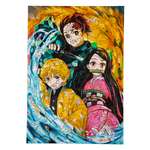 Пазл 1TOY Клинок рассекающий демонов деревянный