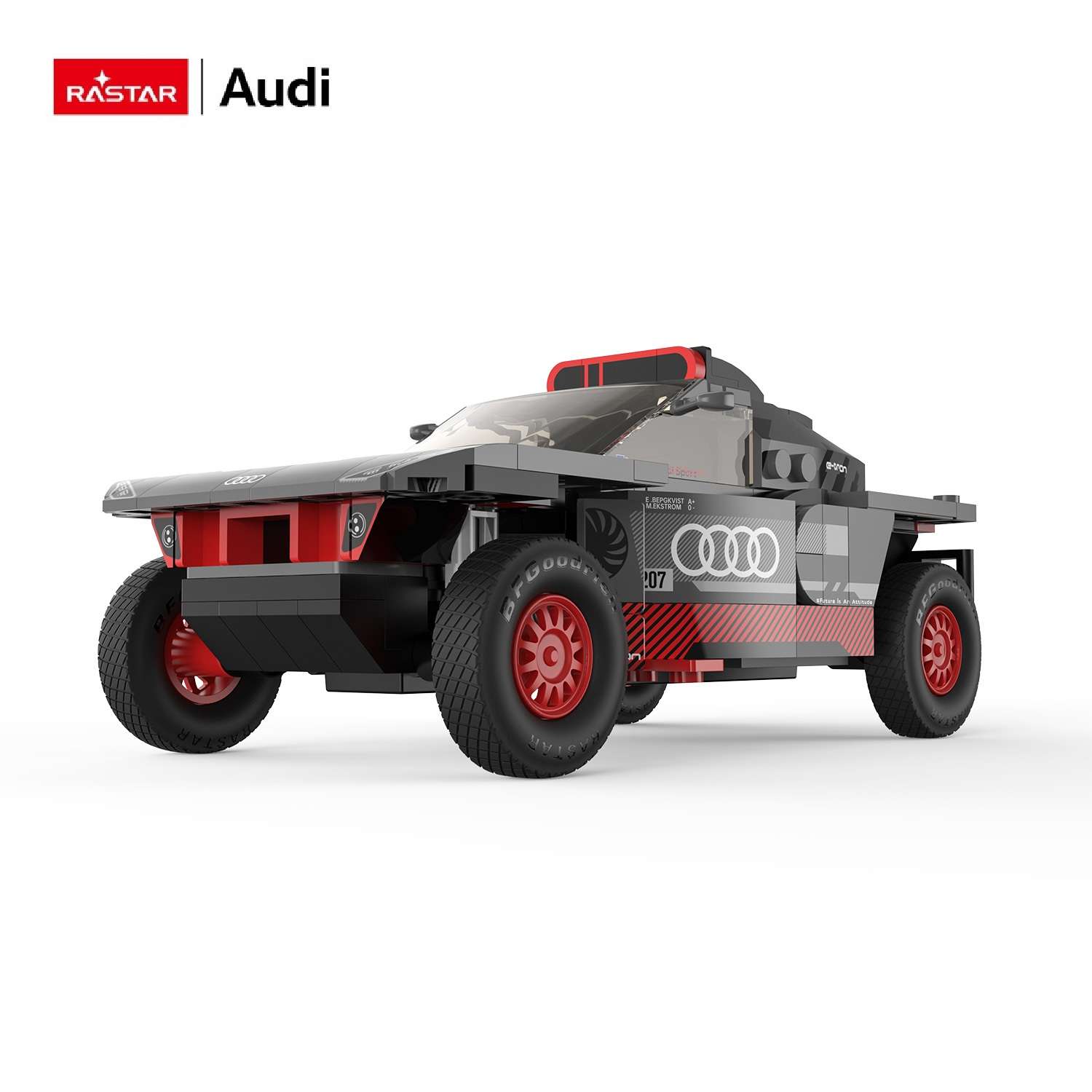 Конструктор Rastar Audi RS Q e-tron блочный - фото 3
