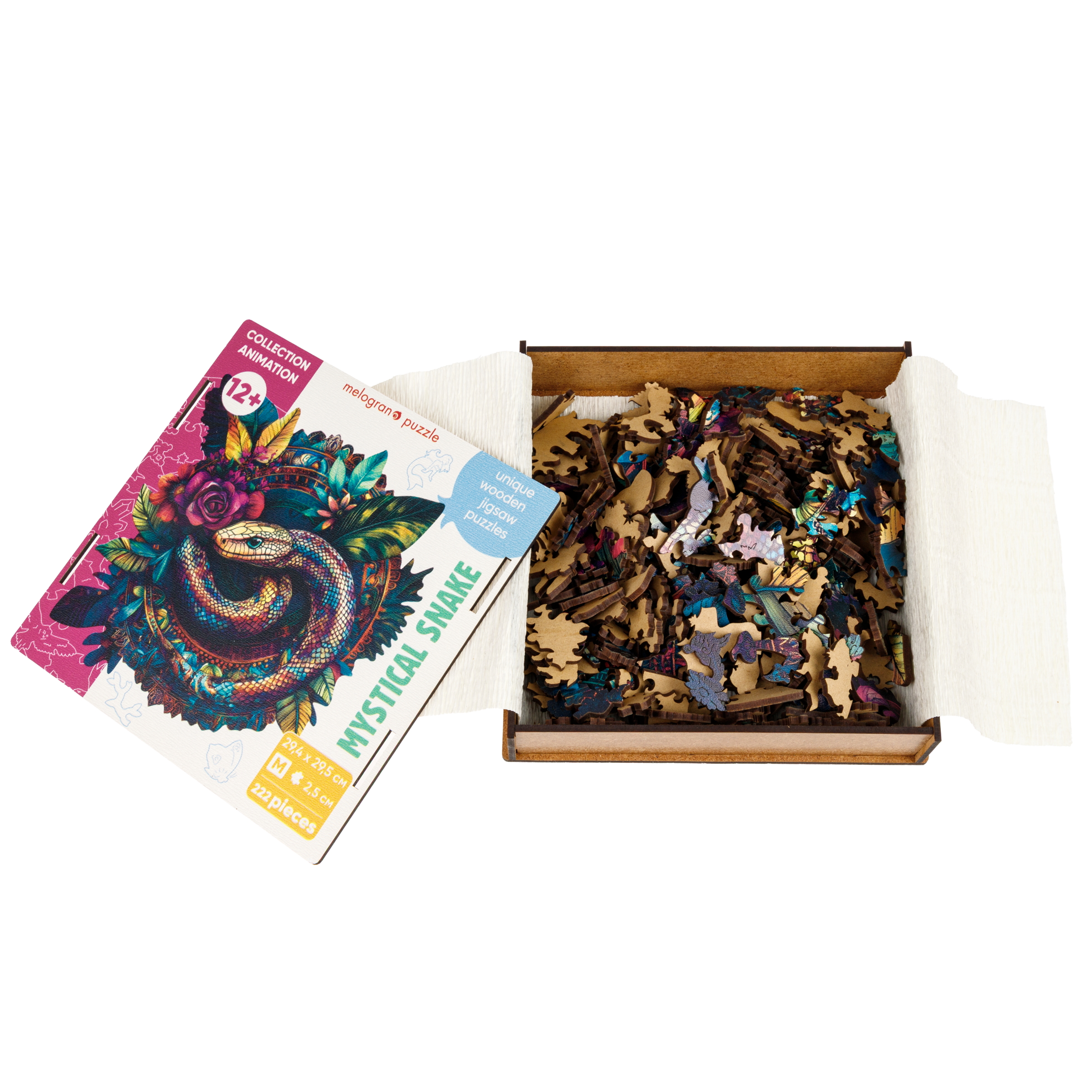 Пазл Melograno puzzle деревянный - фото 4