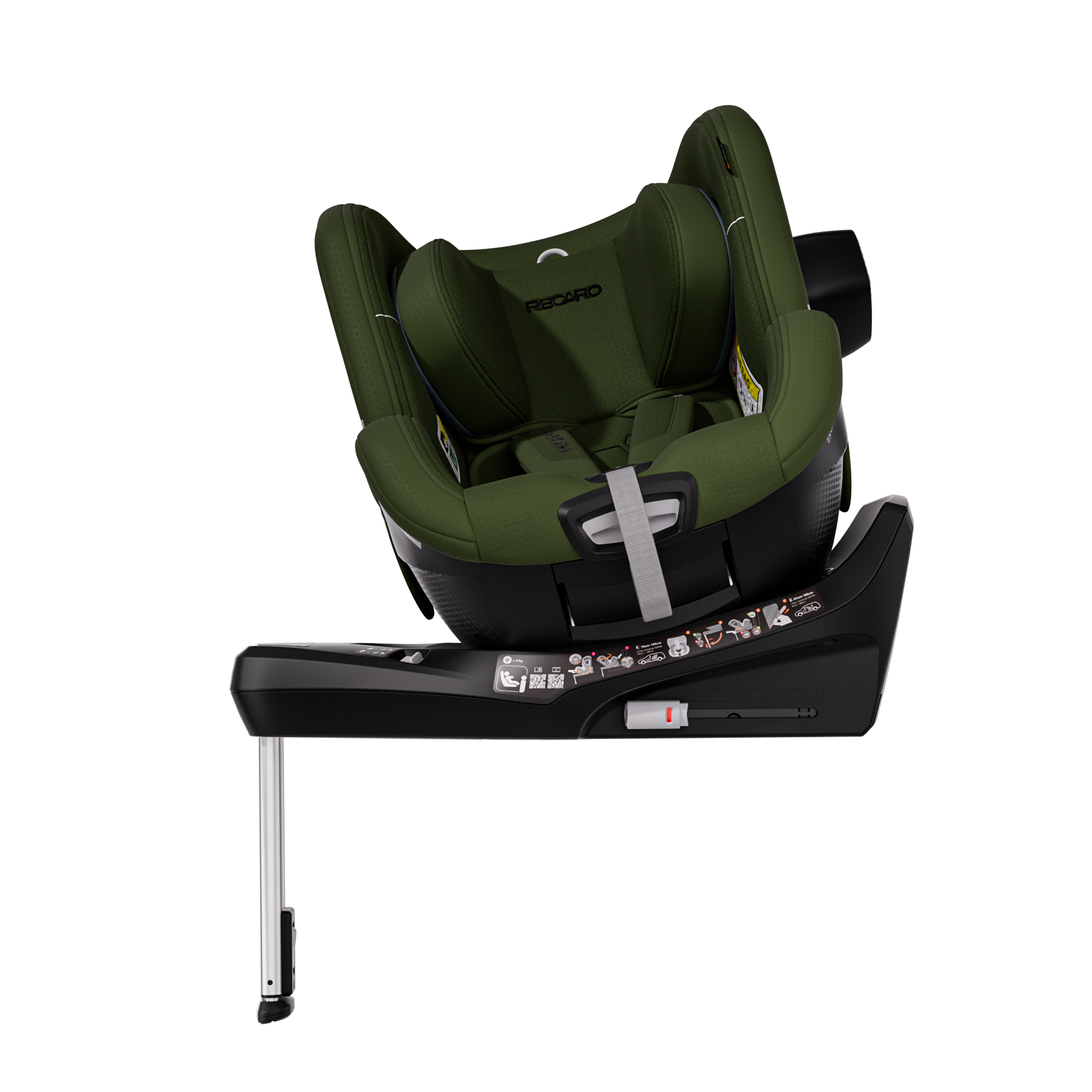 Автокресло Recaro Toron 1 Kid Isofix 0+/1 (0-18 кг) зеленый - фото 9
