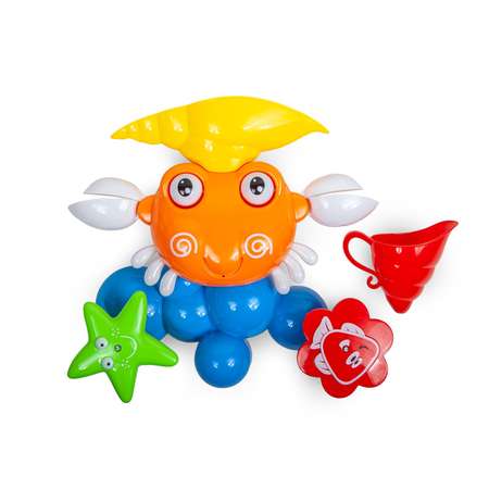 Игрушка BAOCHENJIA TOYS Крабик-фонтанчик