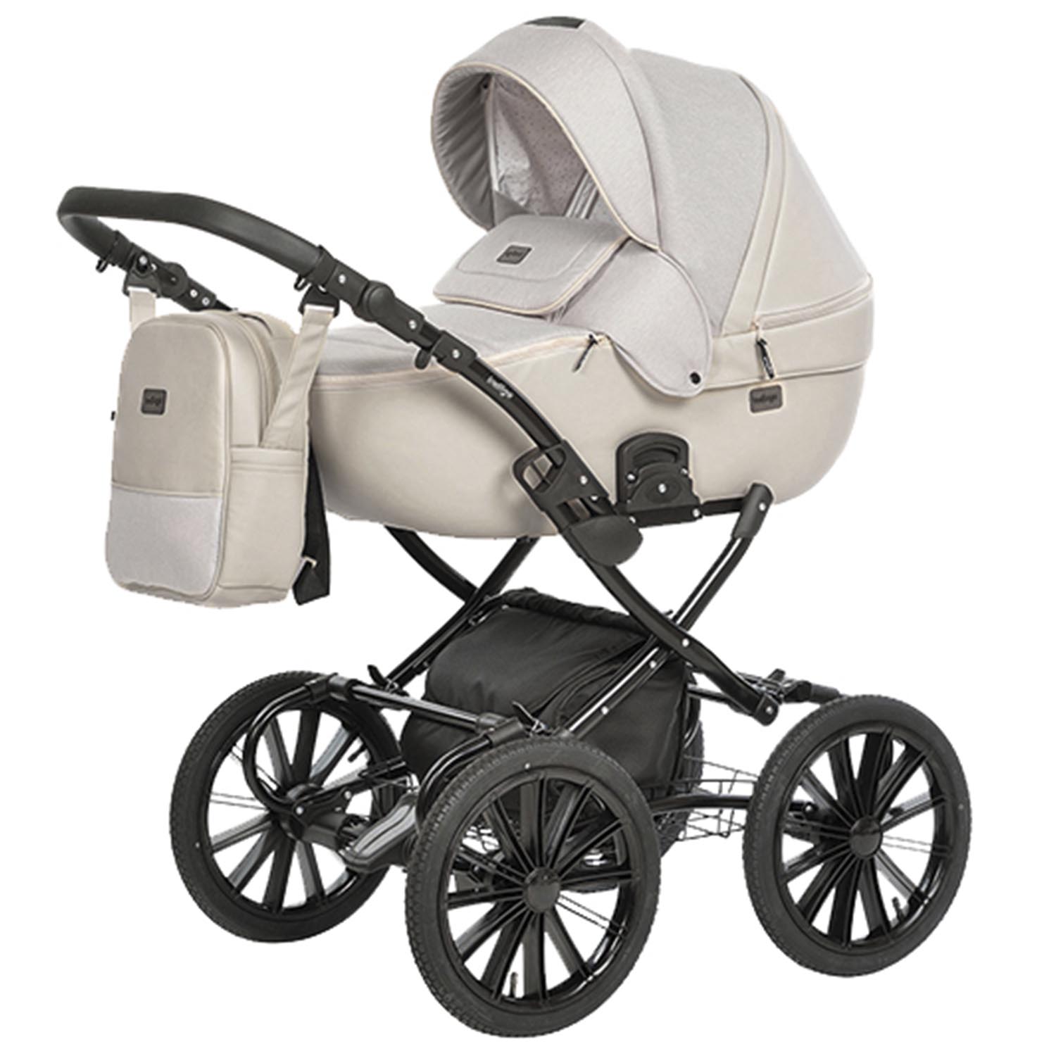 Коляска 2в1 Indigo Porto Classic 03 бежевый - фото 2