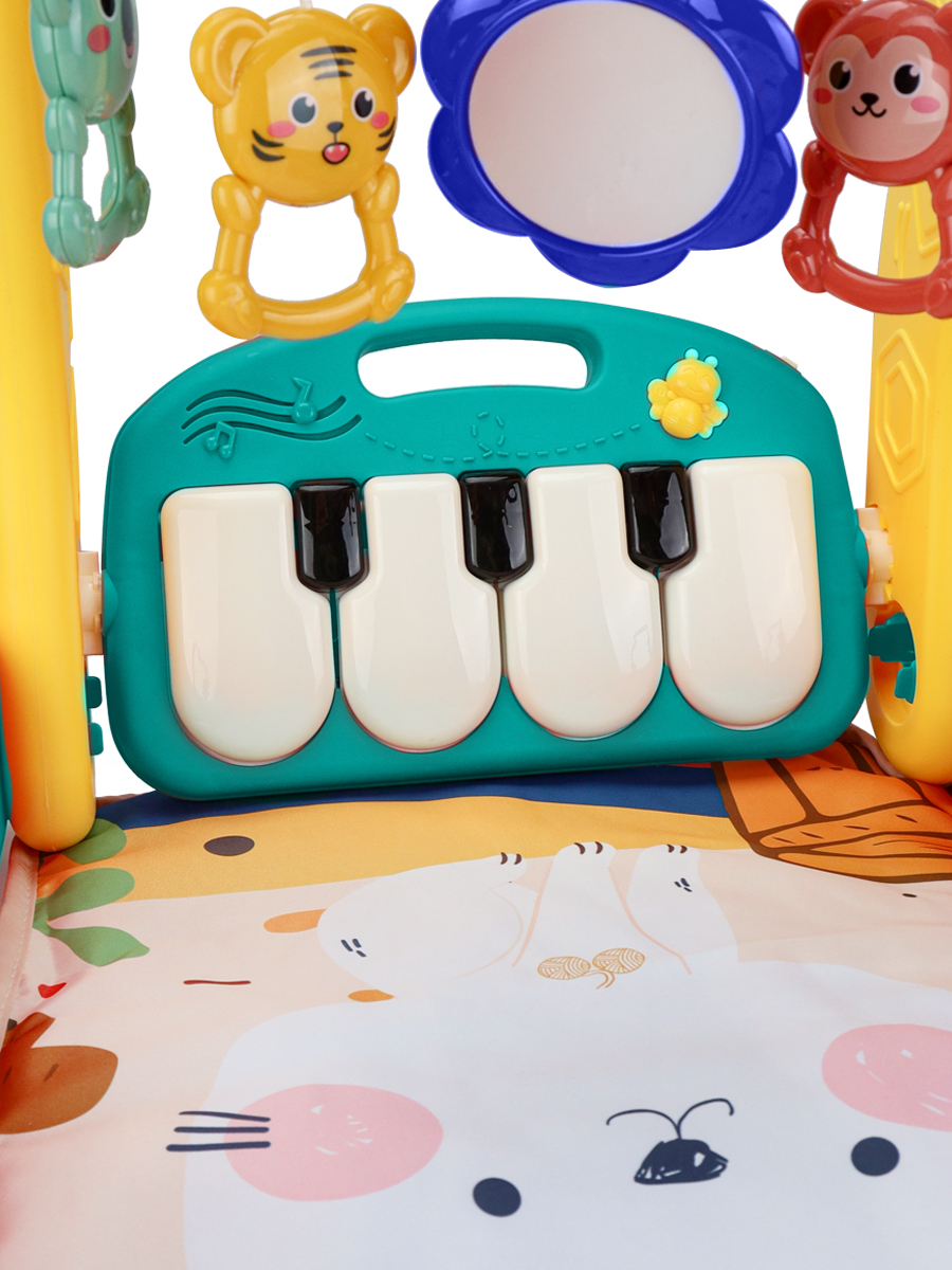 Коврик Рыжий кот с дугами - фото 10