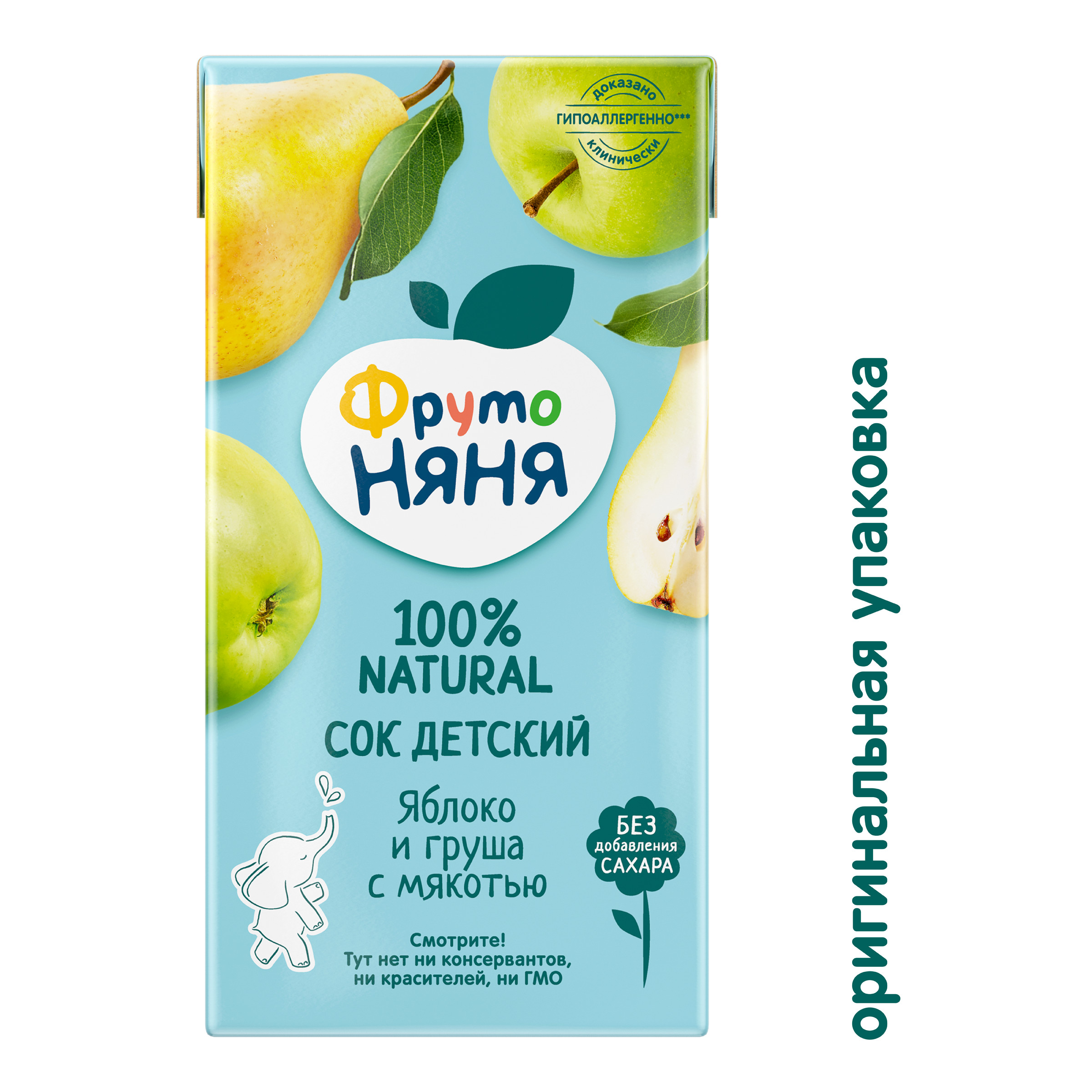 Сок ФрутоНяня Яблоко-груша с 3 лет 0.5 л - фото 2