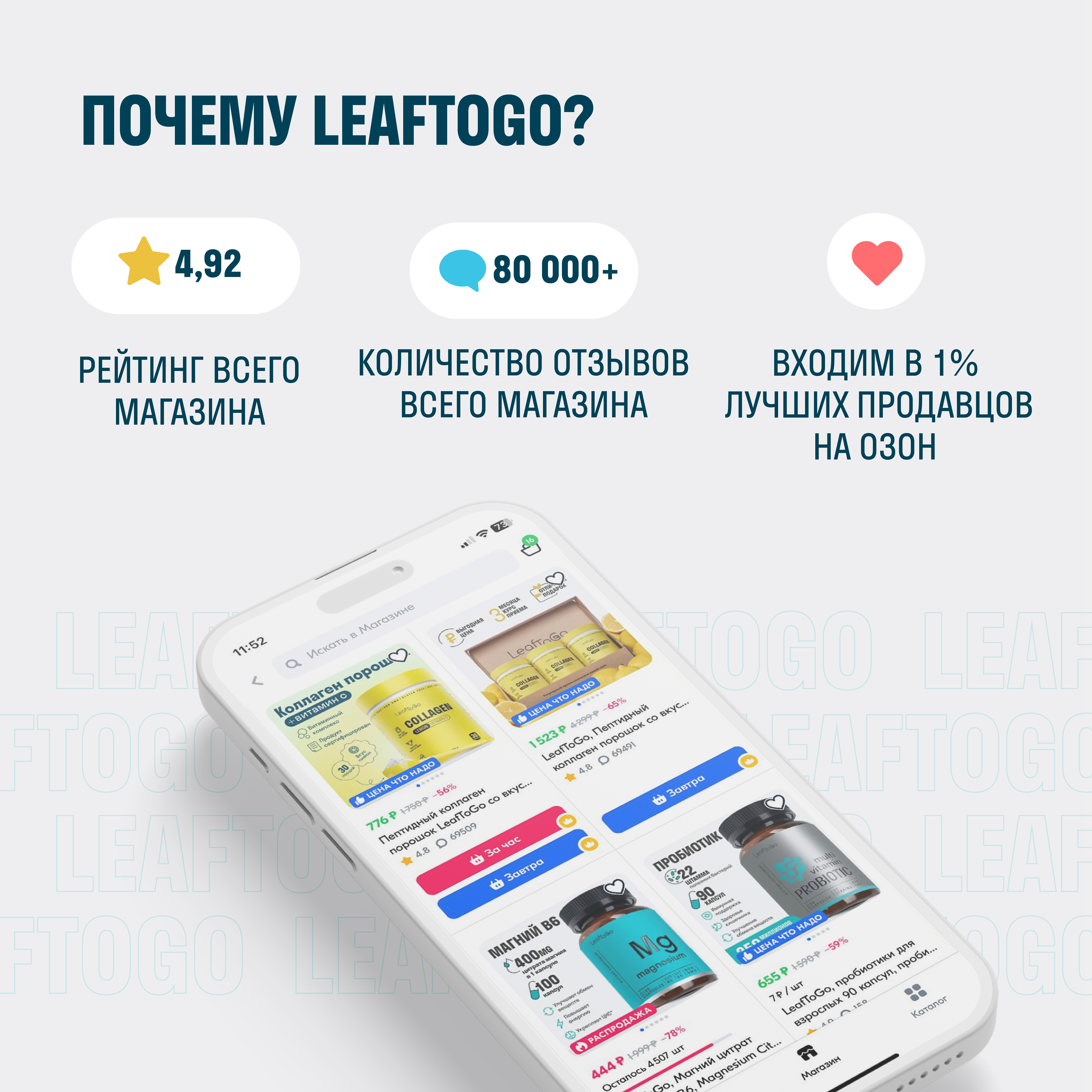D3 + витамин С + Цинк Хелат LeafToGo комплекс витаминов для иммунитета - фото 12
