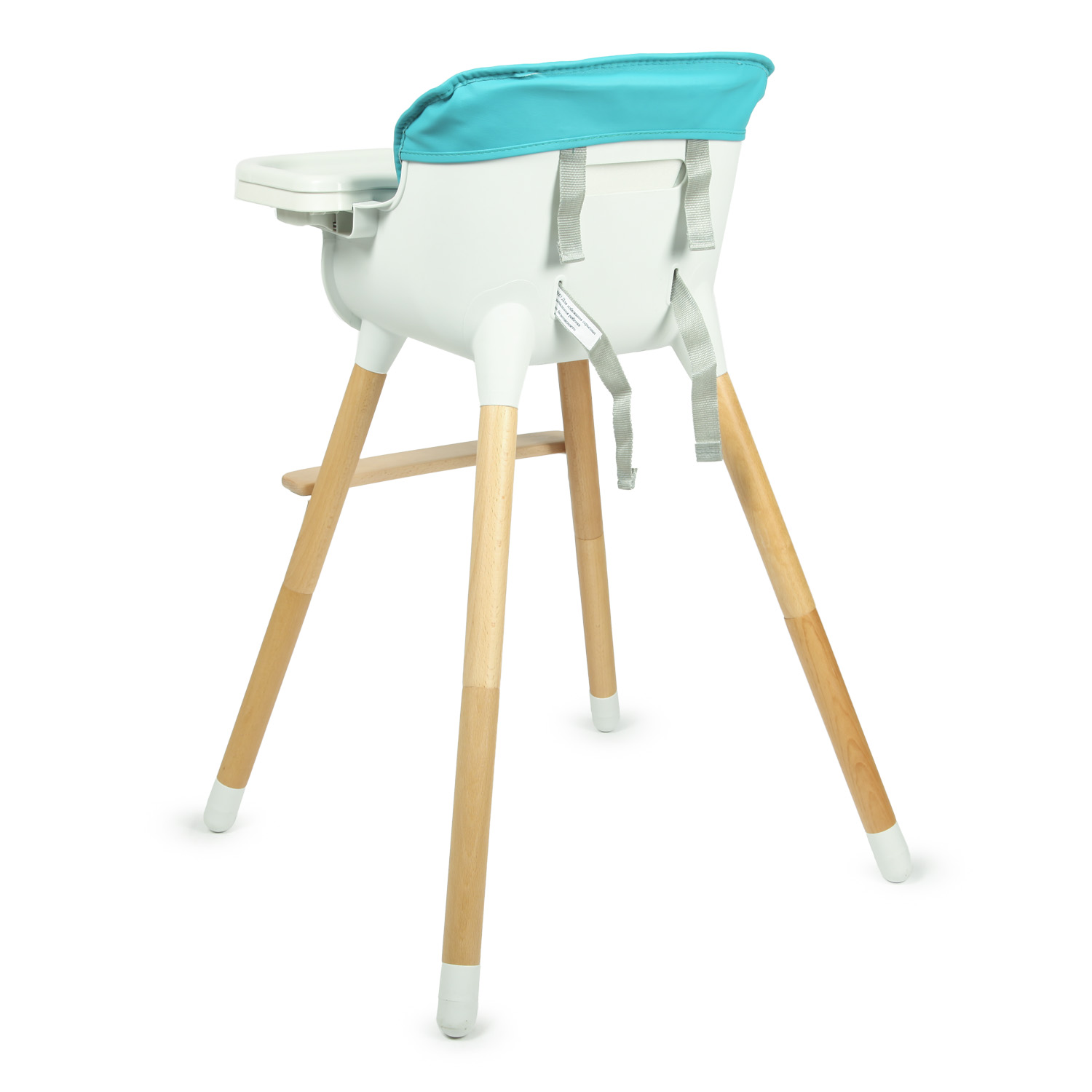 Стульчик для кормления Babyton Woody Turquoise трансформер - фото 5