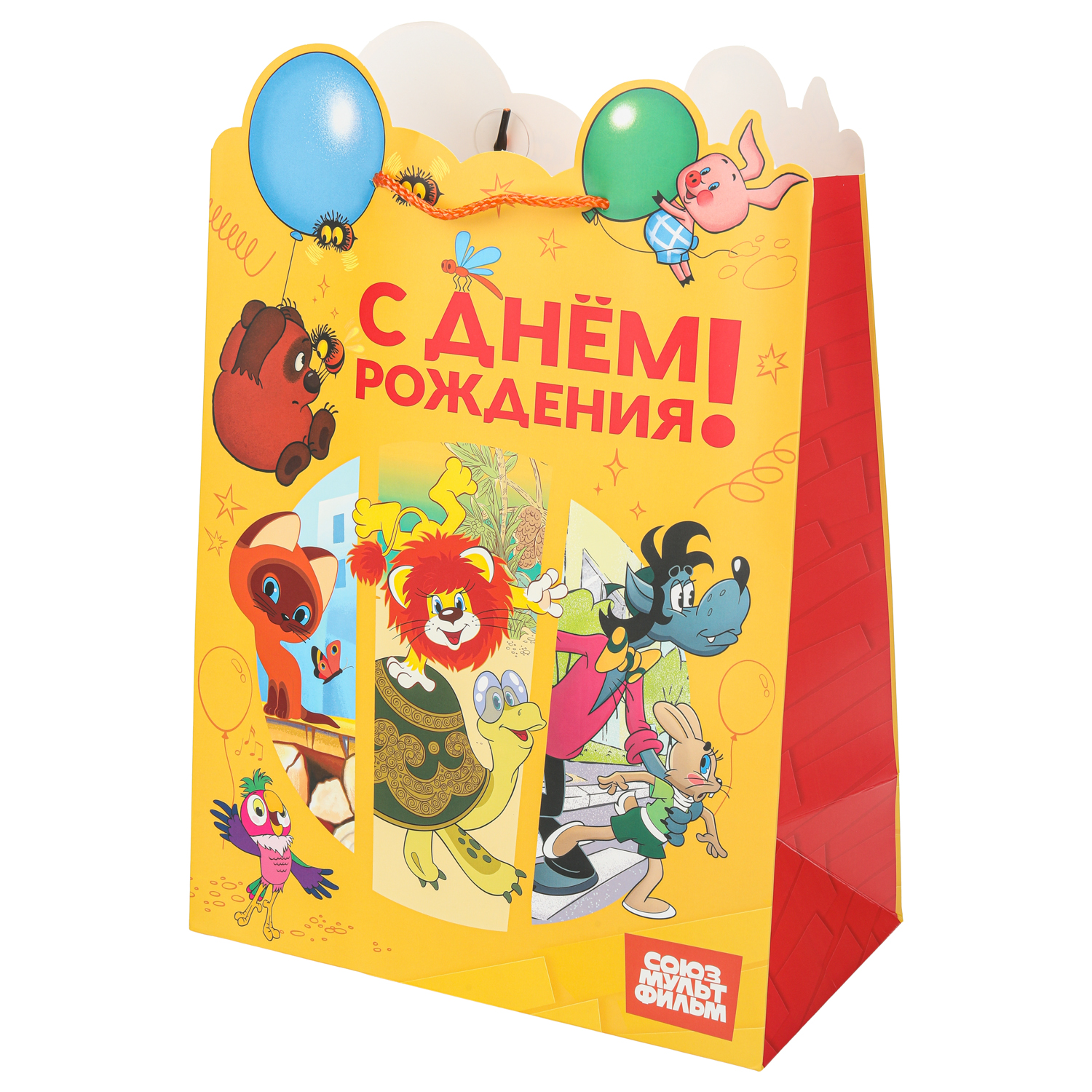 Пакет Чудо Праздник Союзмультфильм Вырубка 26*32*14см - фото 1