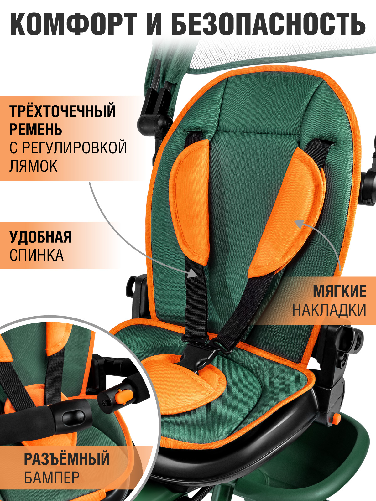 Трехколесный велосипед CITYRIDE - фото 8