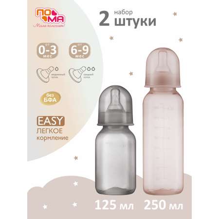 Бутылочка Пома 250 мл 2 шт.
