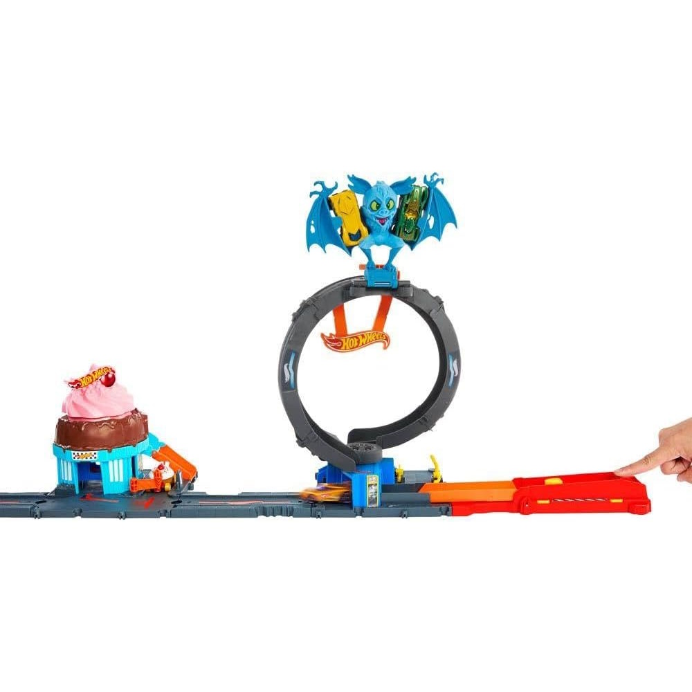 Трек Hot Wheels City Nemesis Bat Loop Attack HTN78 - фото 3