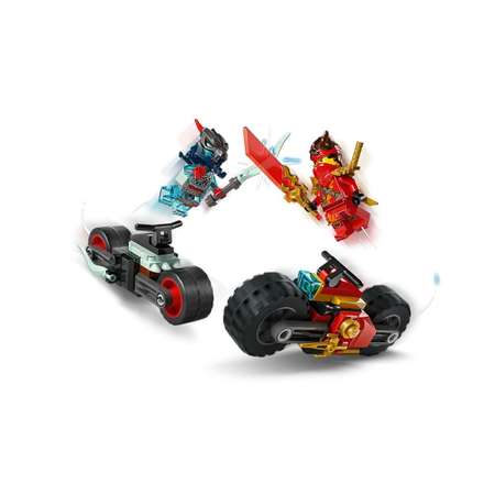 Конструктор LEGO NINJAGO Гонка Кая на мотоцикле блочный