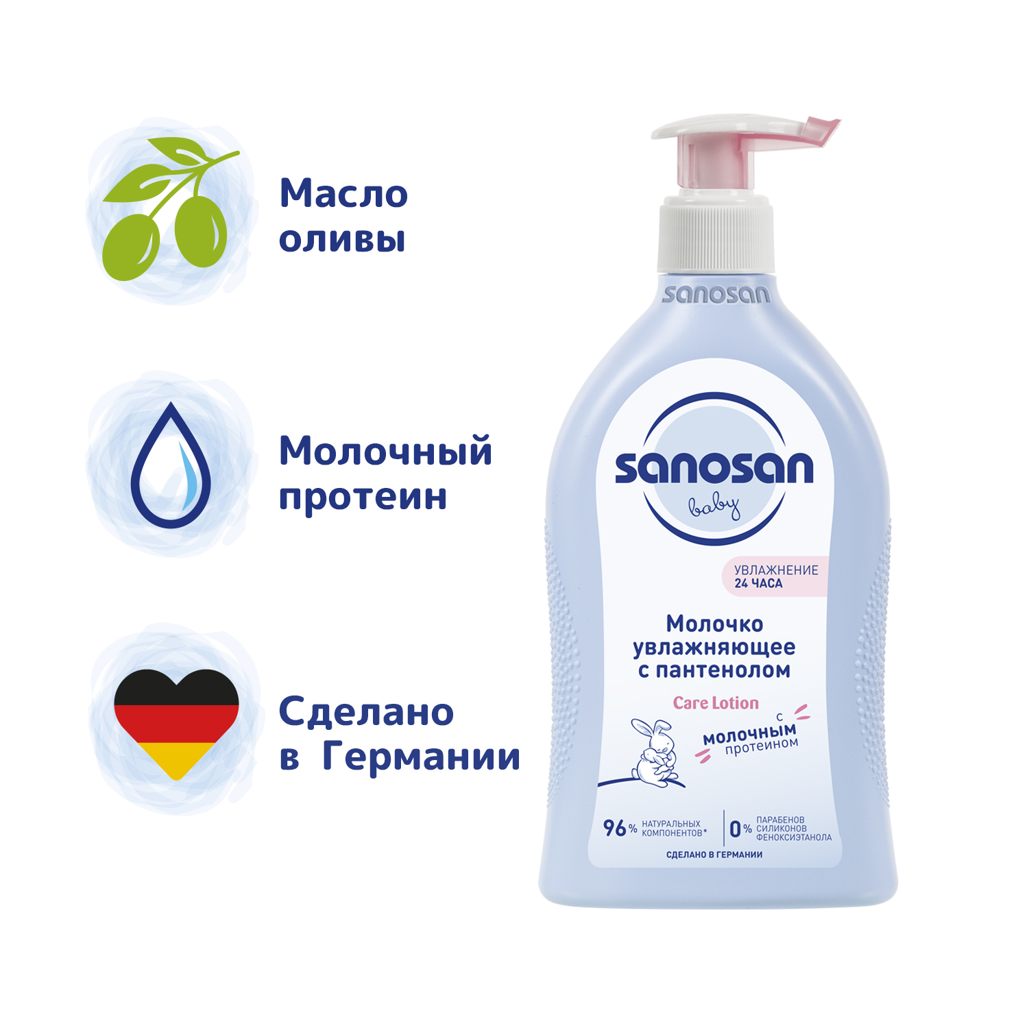 Молочко Sanosan Пантенол 500 мл - фото 3
