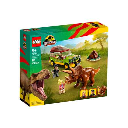 Конструктор LEGO Jurassic World Поиски Трицератопса 281 дет.