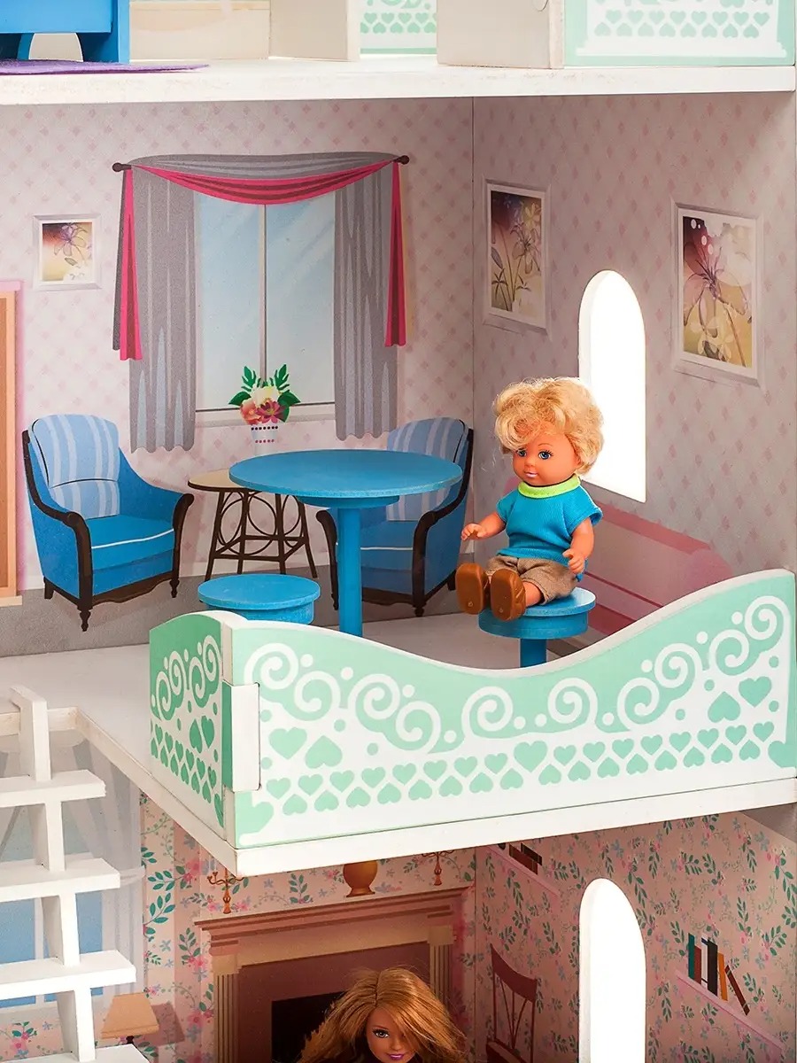 Домик для кукол PAREMO с мебелью PD318-09 - фото 6