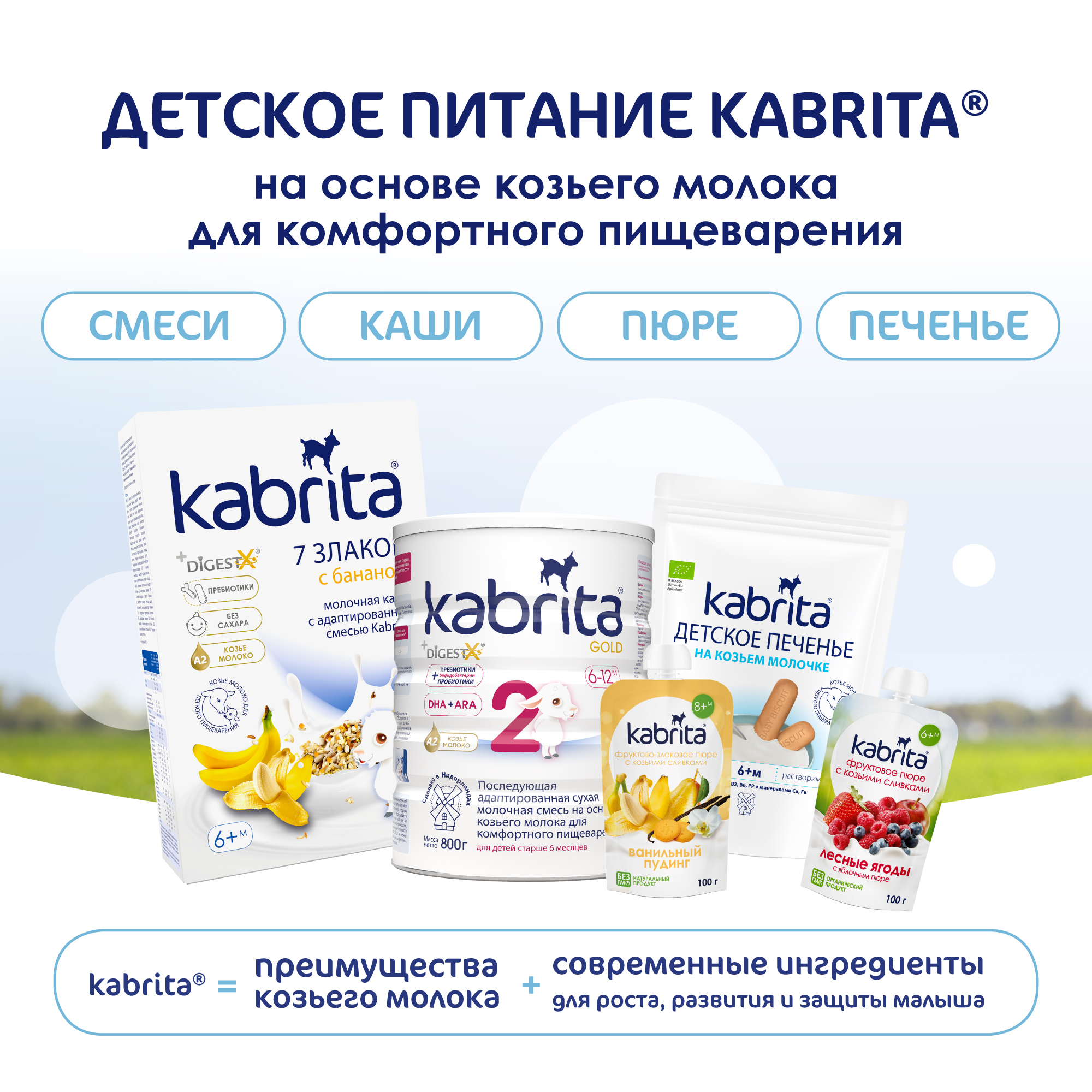 Пюре Kabrita лесная ягода с козьими сливками 100г с 6месяцев - фото 11