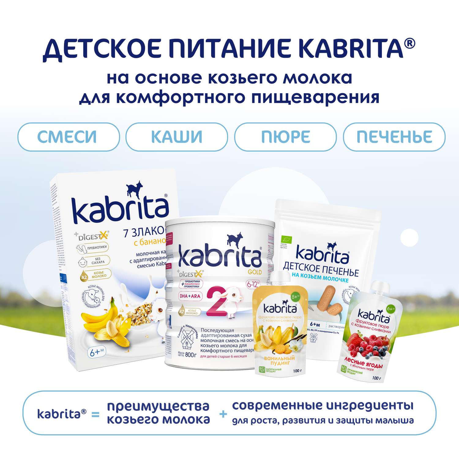 Пюре Kabrita лесная ягода с козьими сливками 100г с 6месяцев - фото 11