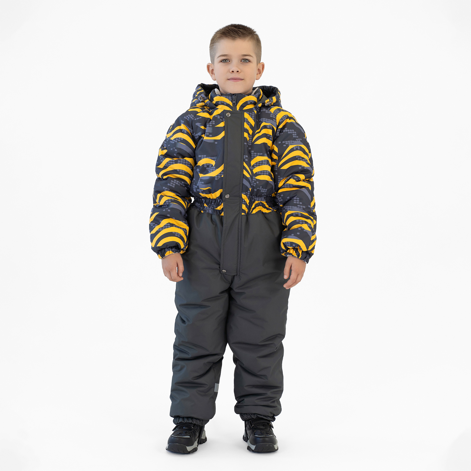 Комбинезон Arctic kids 30-011 желто-серый - фото 29