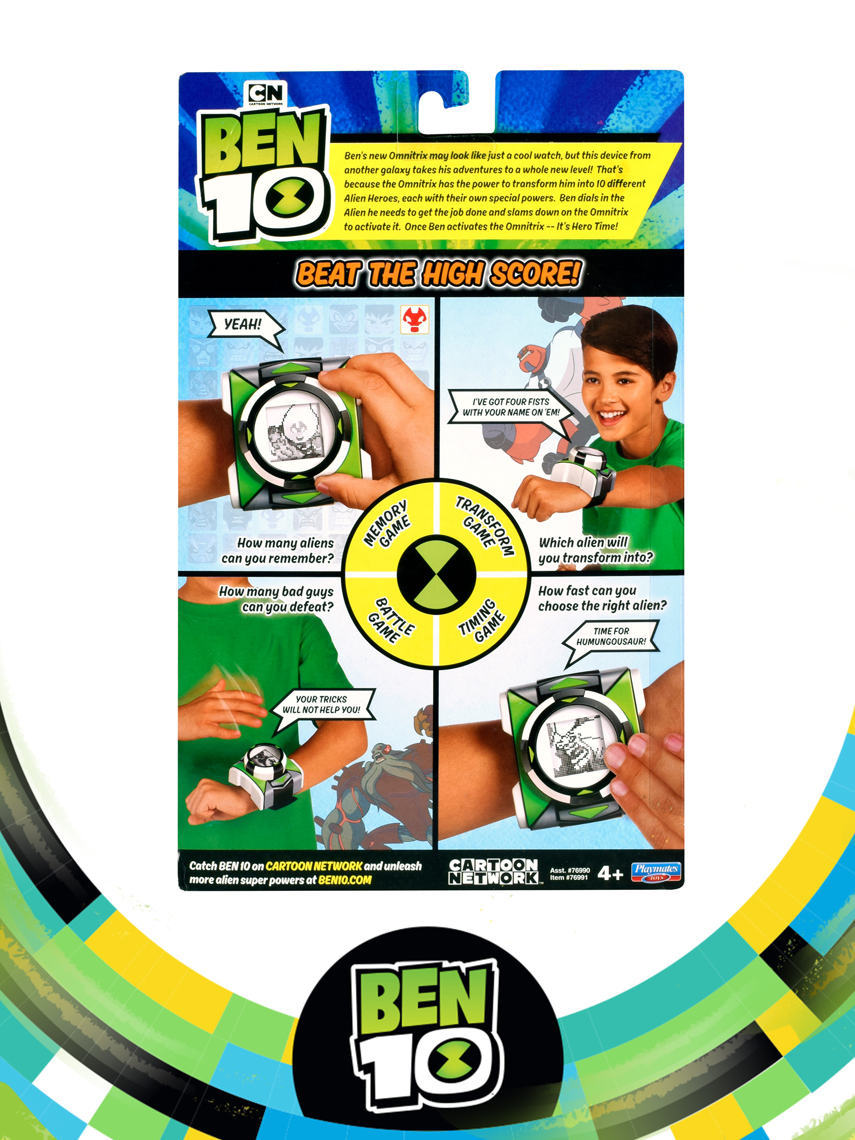 Игровой набор Ben10 Часы Омнитрикс Игры Пришельцев - фото 6