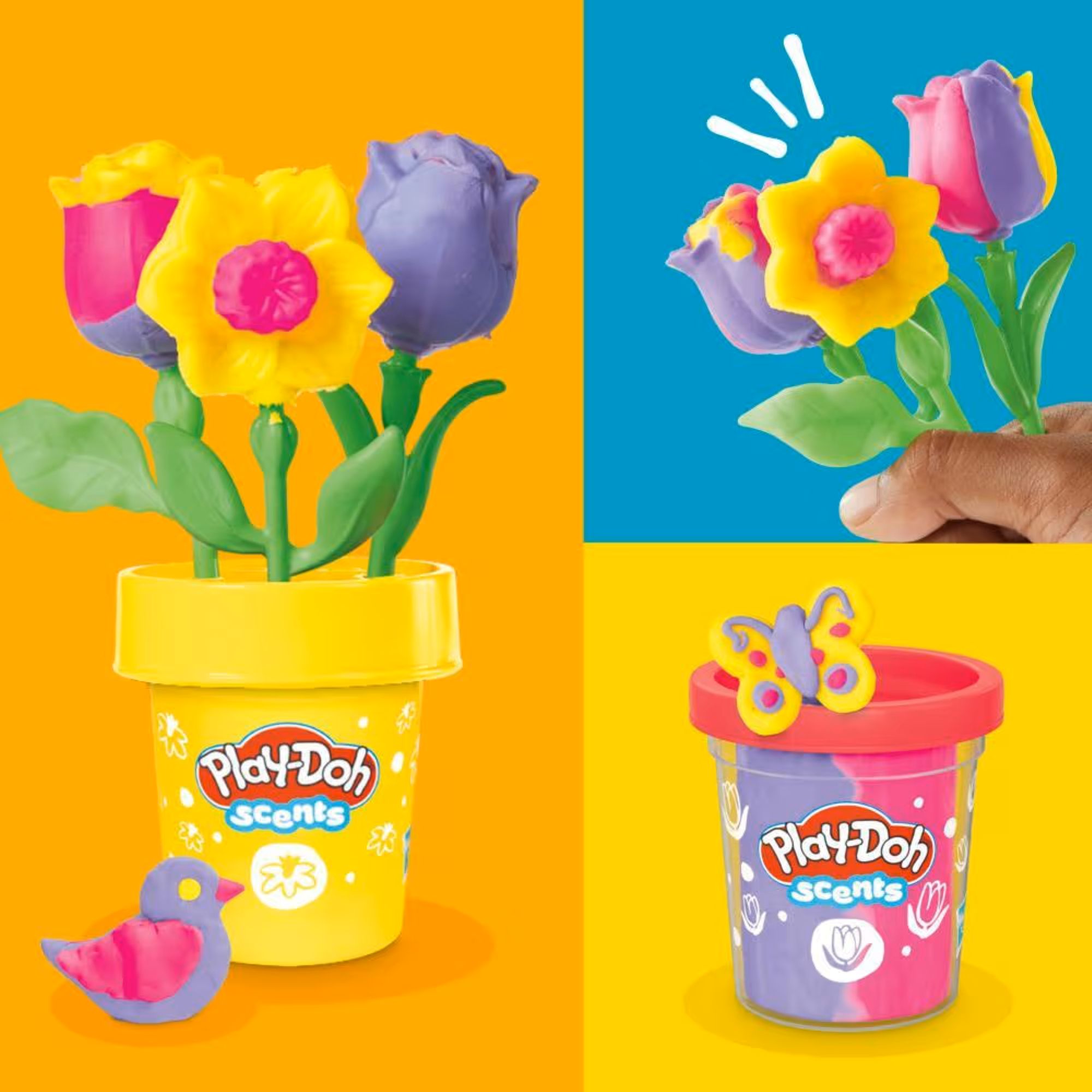 Масса для лепки Hasbro набор Play-Doh Цветочный дуэт - фото 11