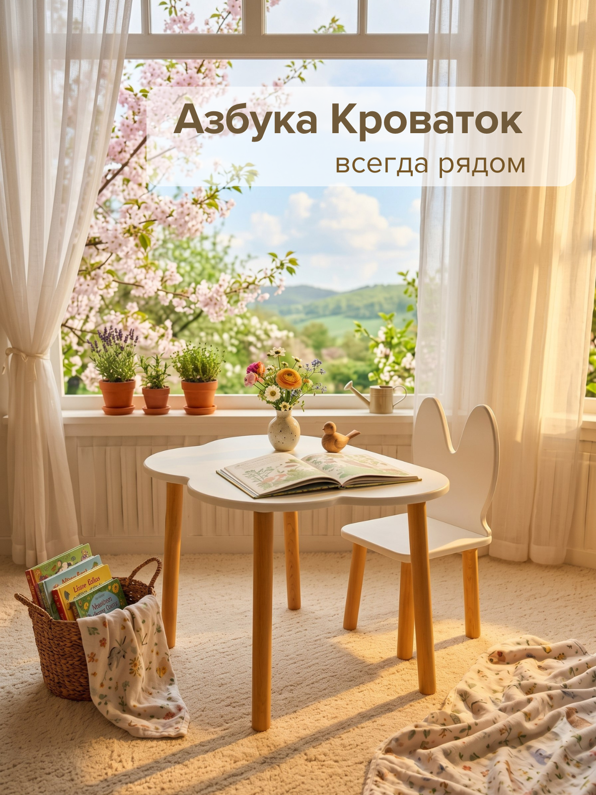 Комплект мебели Азбука Кроваток (стол, стул) - фото 10