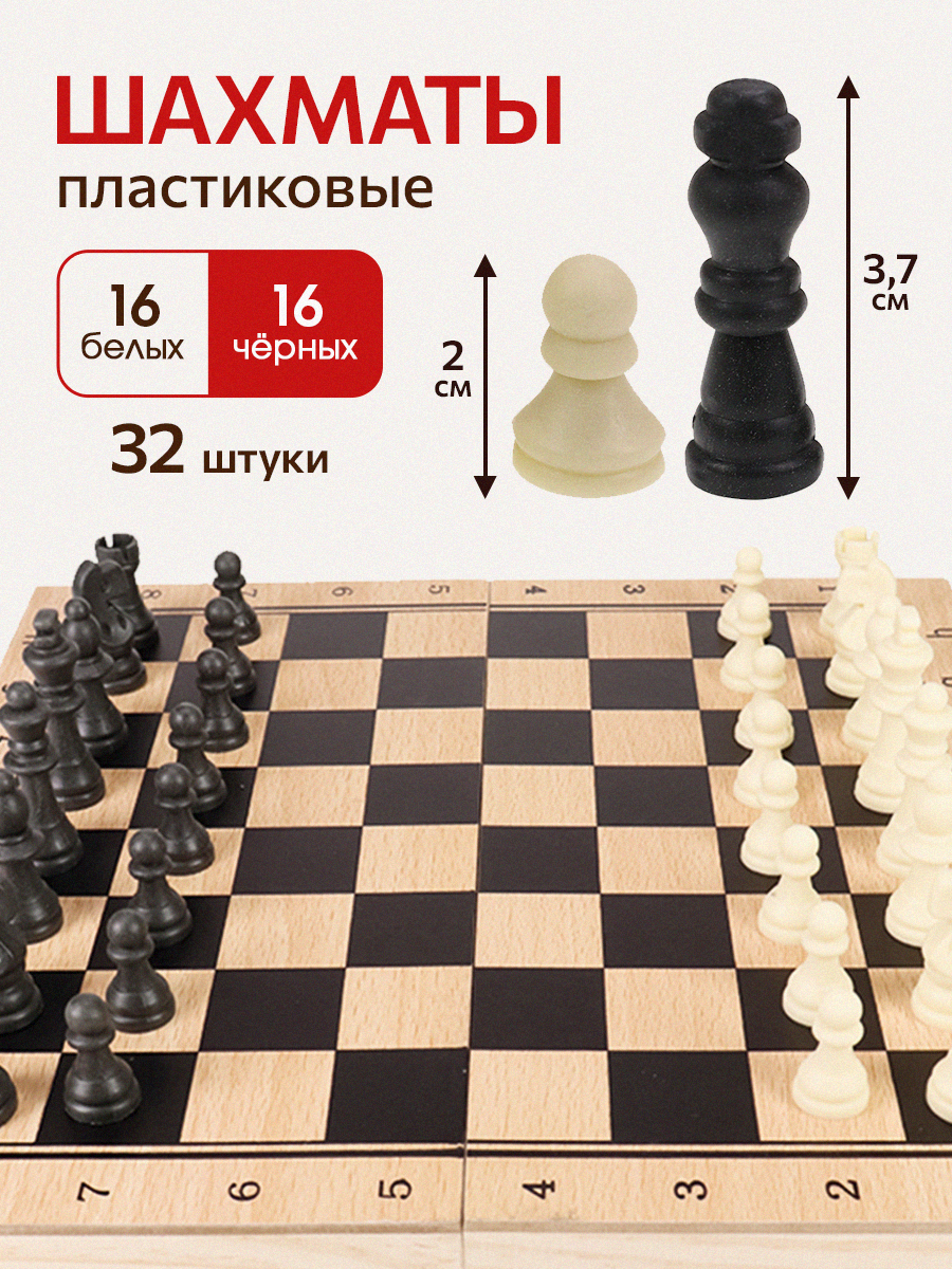 Настольная игра Рыжий кот Шашки Шахматы - фото 3