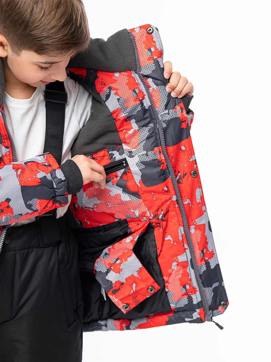 Костюм зимний RODOS М-195_Глобус/Красный - фото 12