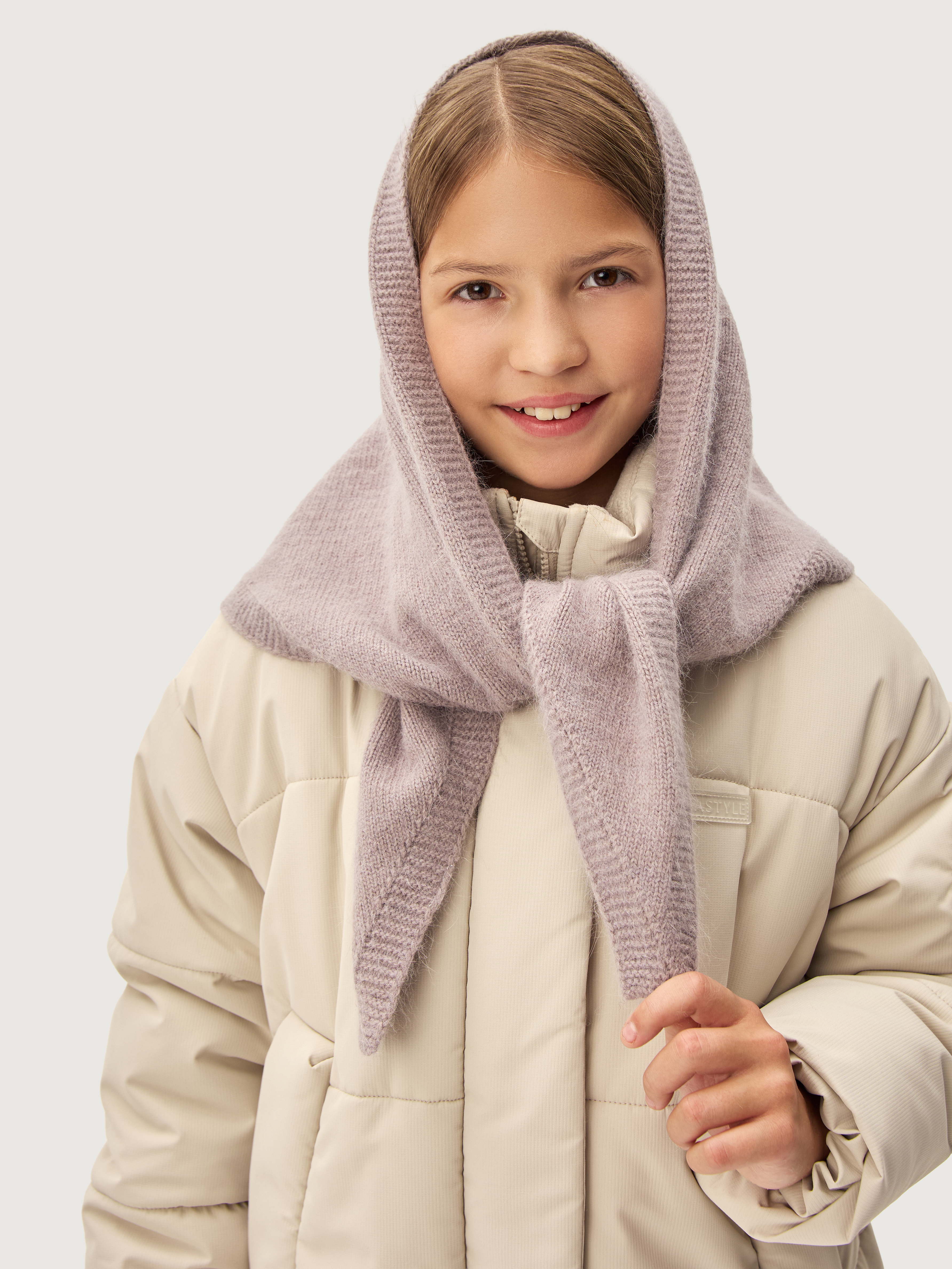 Шарф NIKASTYLE 17з16625 какао - фото 4