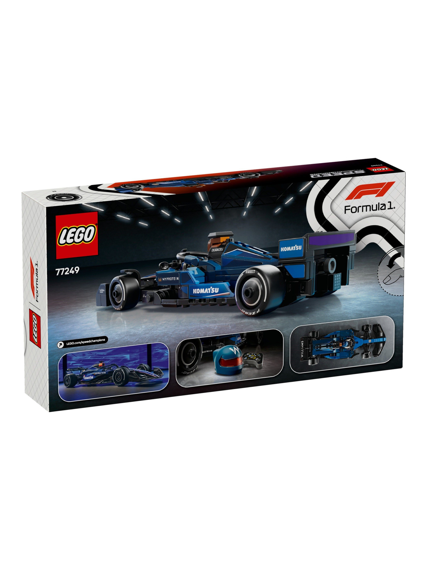 Конструктор LEGO Speed Champions Williams Racing FW46 263 дет. - фото 2