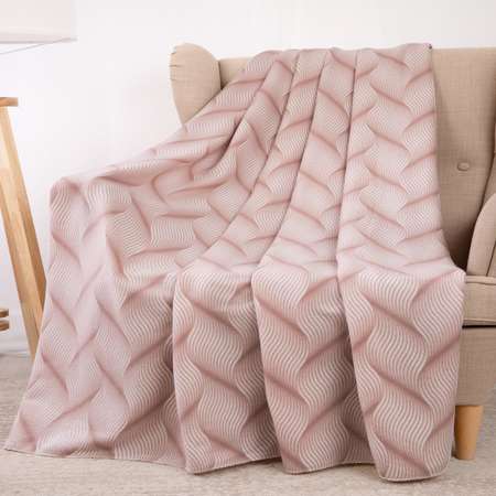Плед TESSOLO HOME Волны 130 x 170 см флис