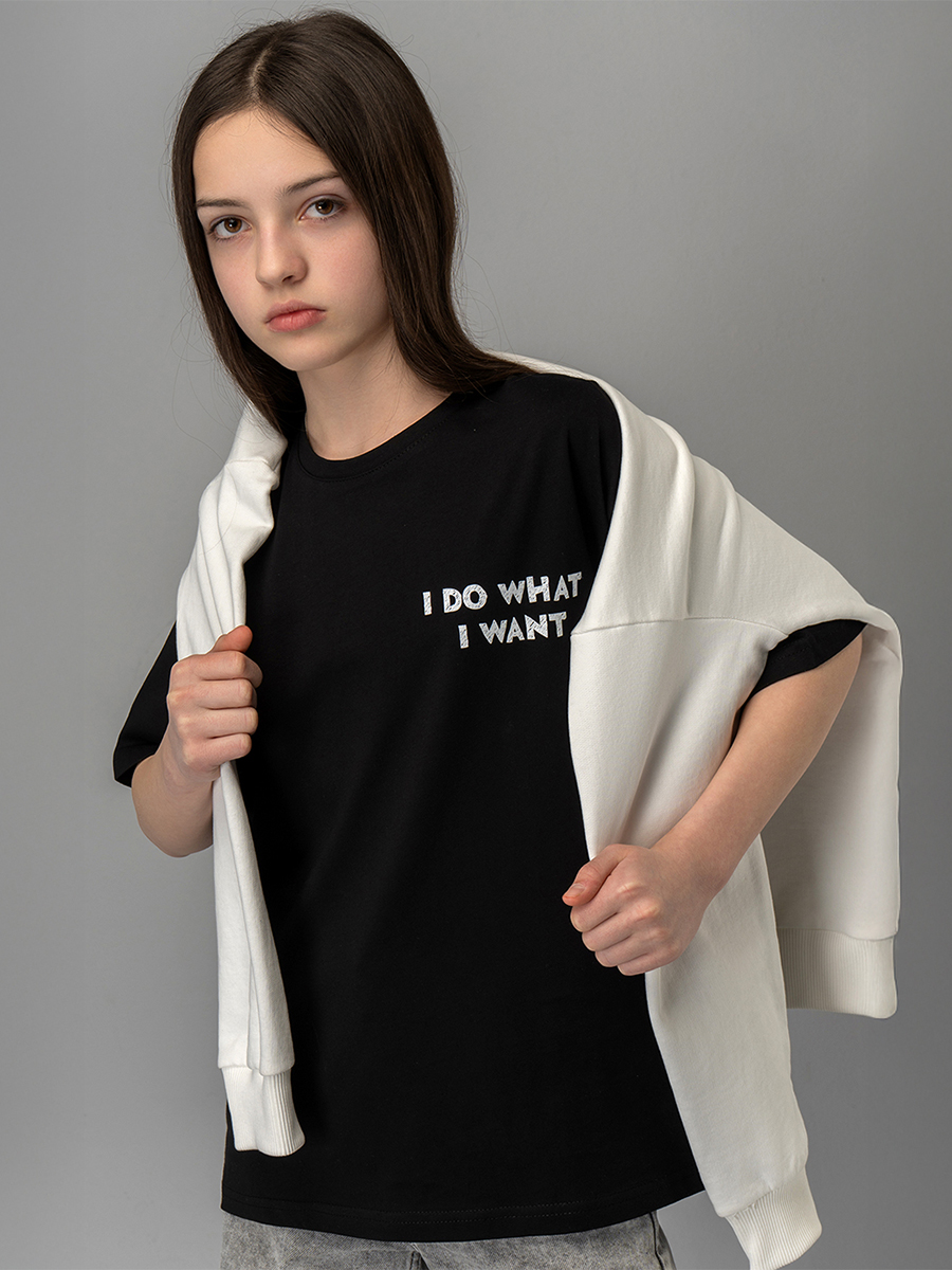 Футболка HappyFox HF0178SPPкот.черный - фото 8