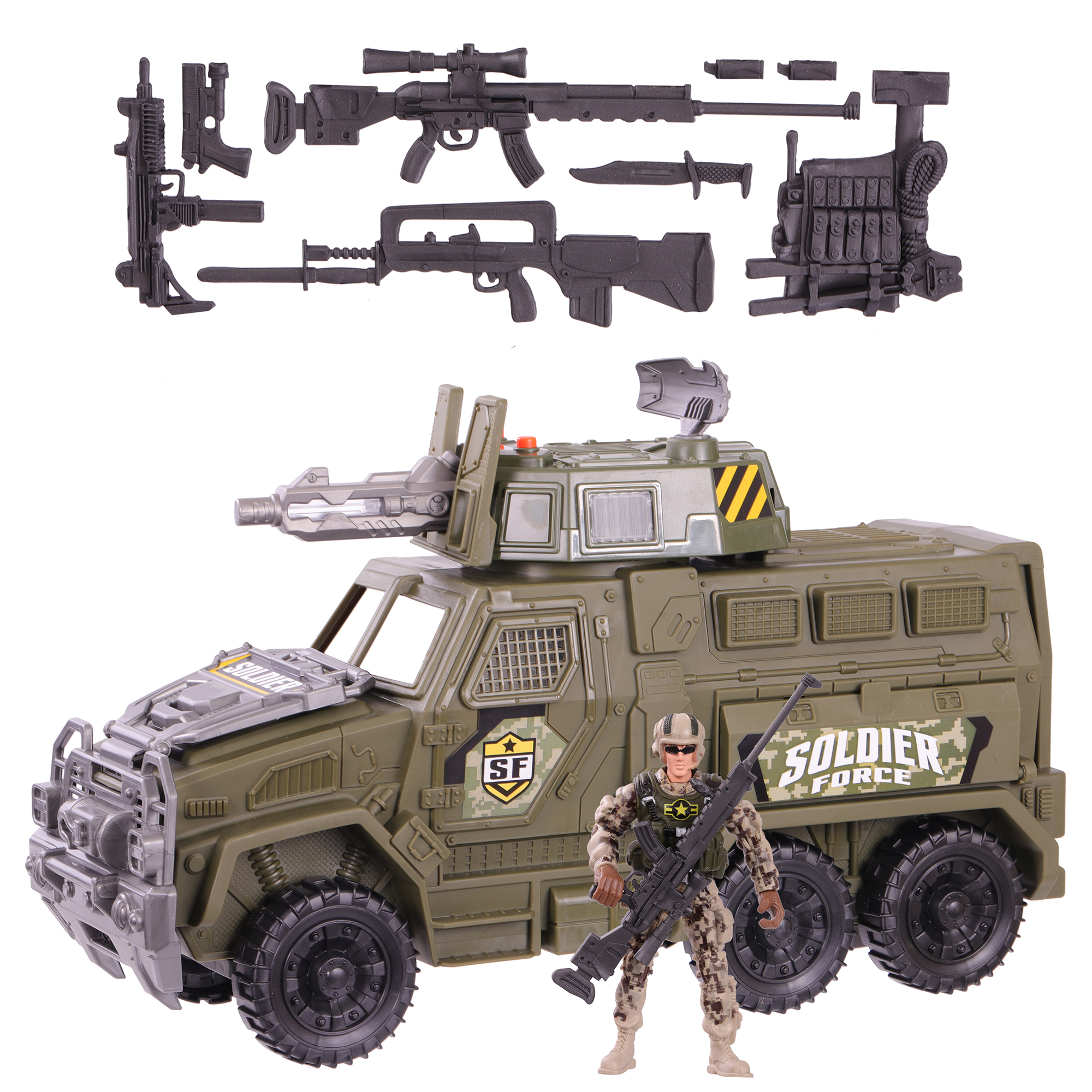 Игровой набор Chap Mei Военный грузовик - фото 1