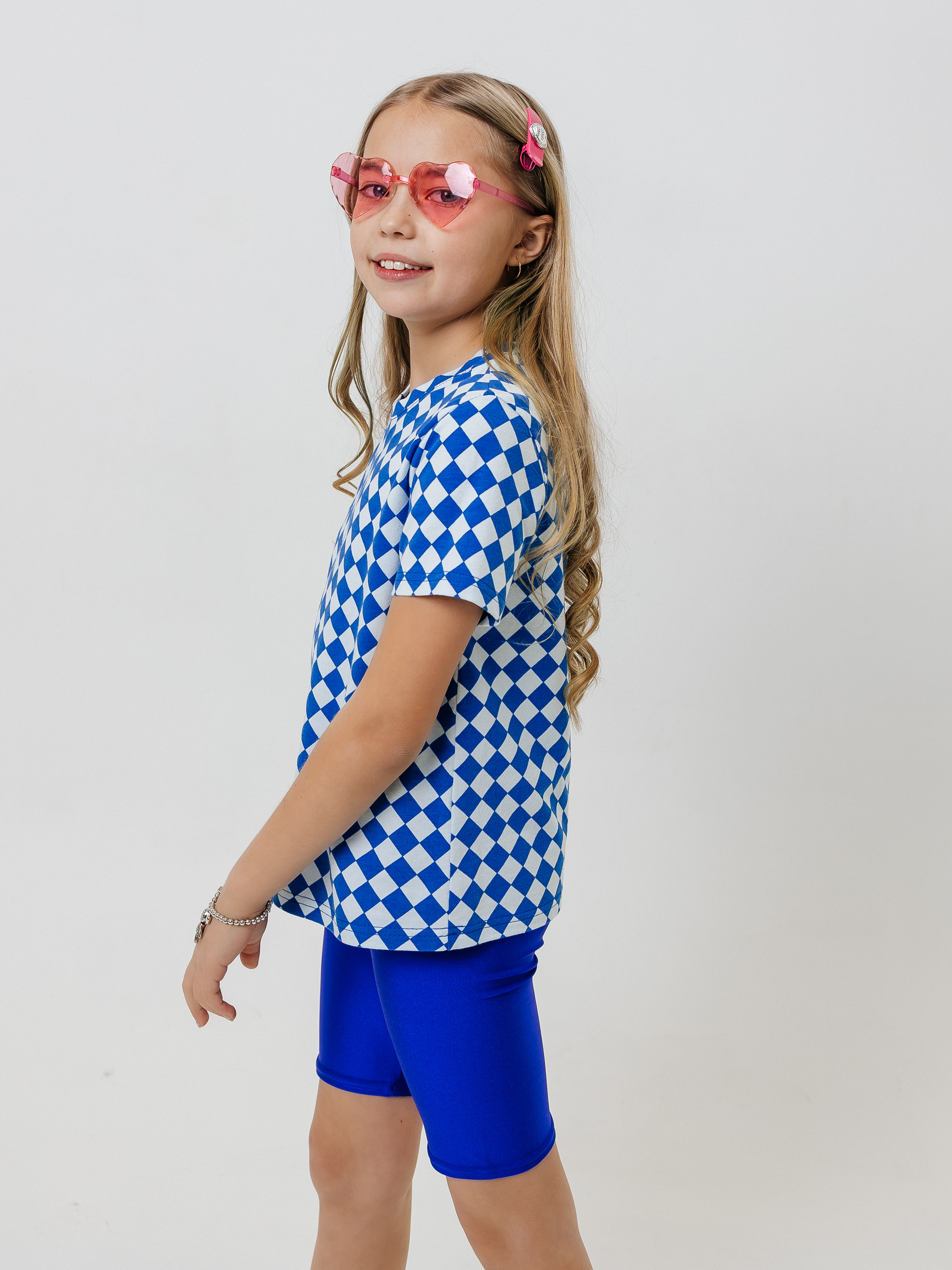 Футболка Селтекс Ю_ФК34 ромбы электрик - фото 16