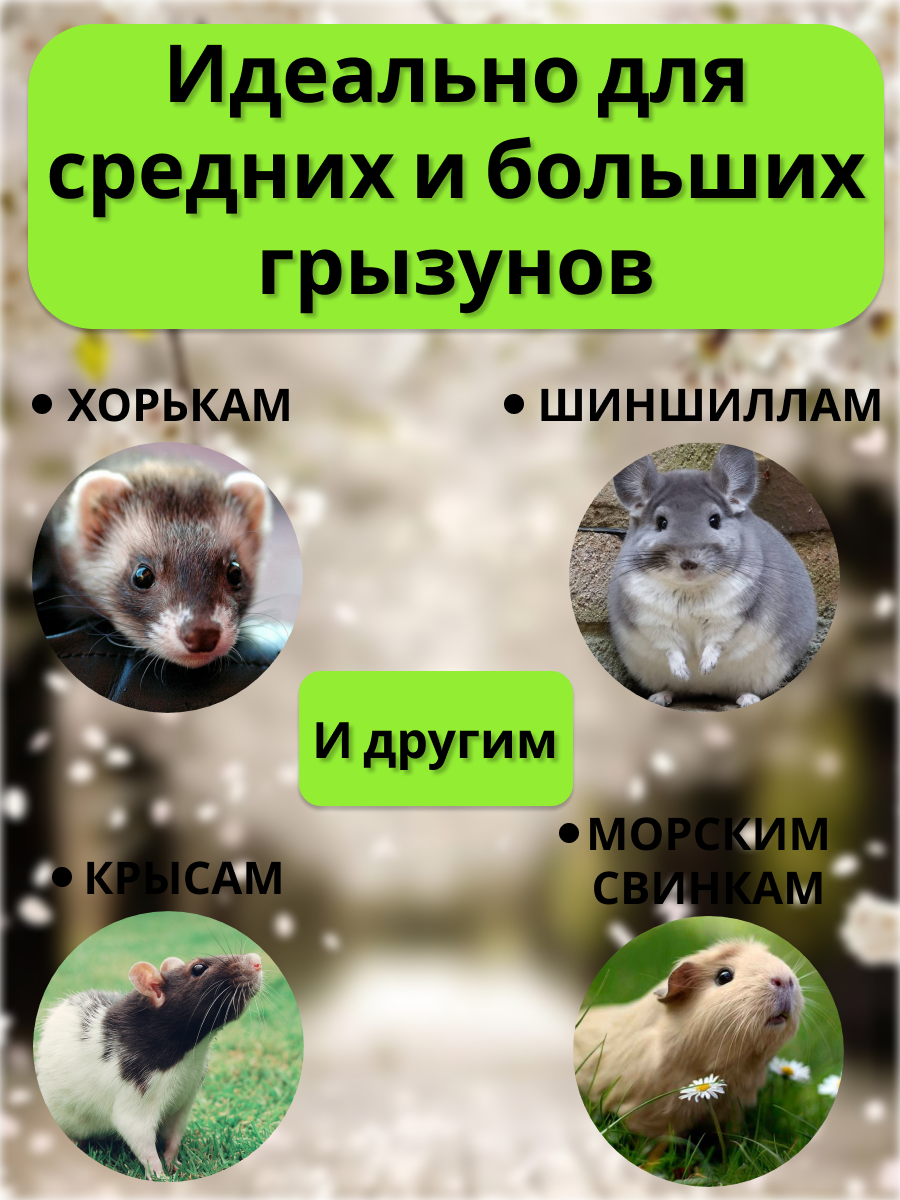 Гамак для грызунов PetiPet голубой большой 32х30 двухъярусный - фото 3