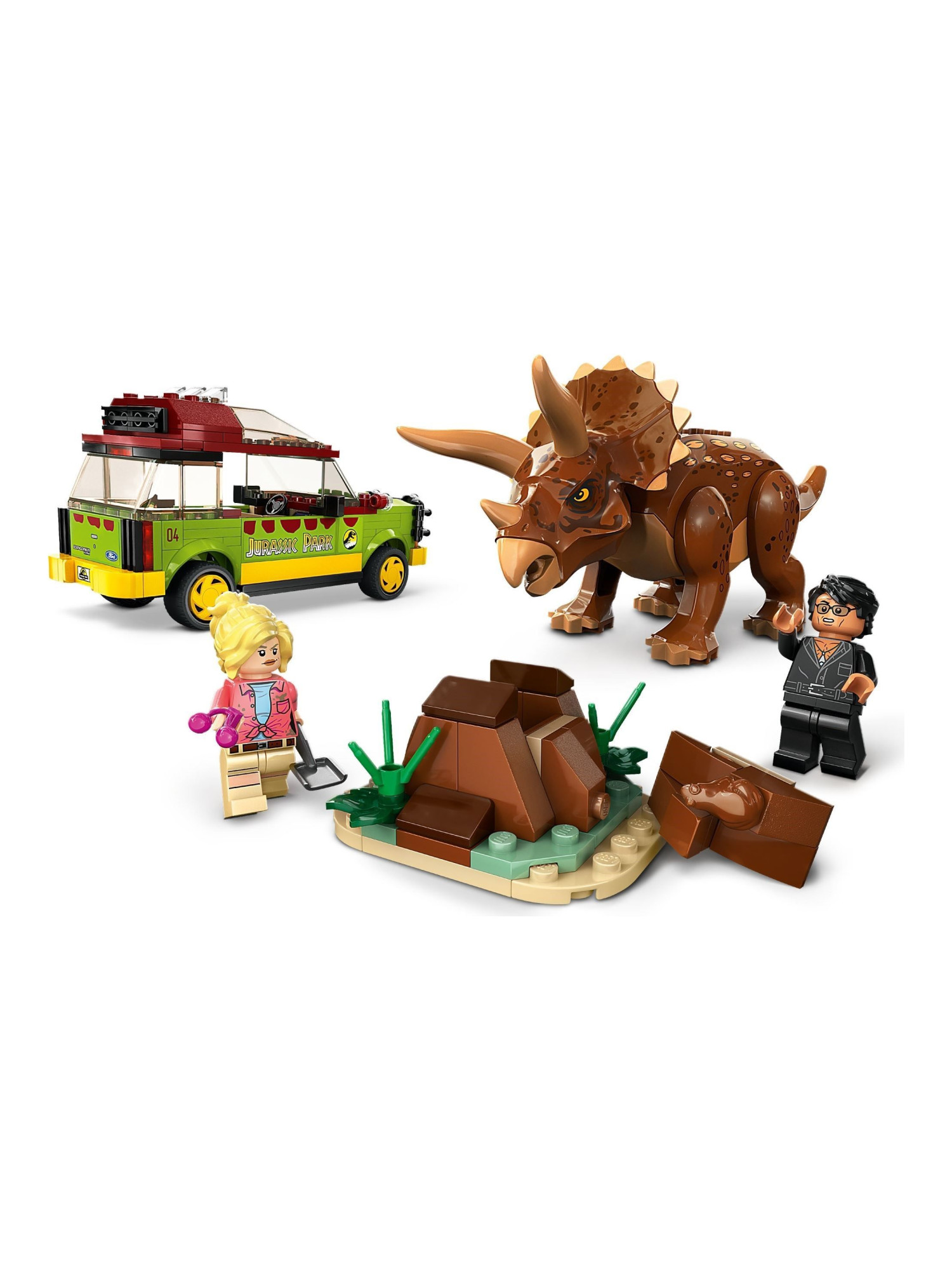 Конструктор LEGO Jurassic World Поиски трицератопса 281 дет. - фото 2