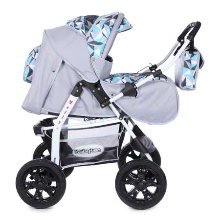 Коляска трансформер Babyton Melly Grey-Green