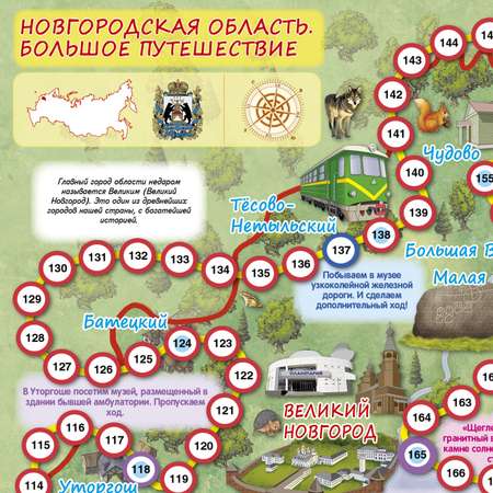 Настольная игра РУЗ Ко Новгородская область