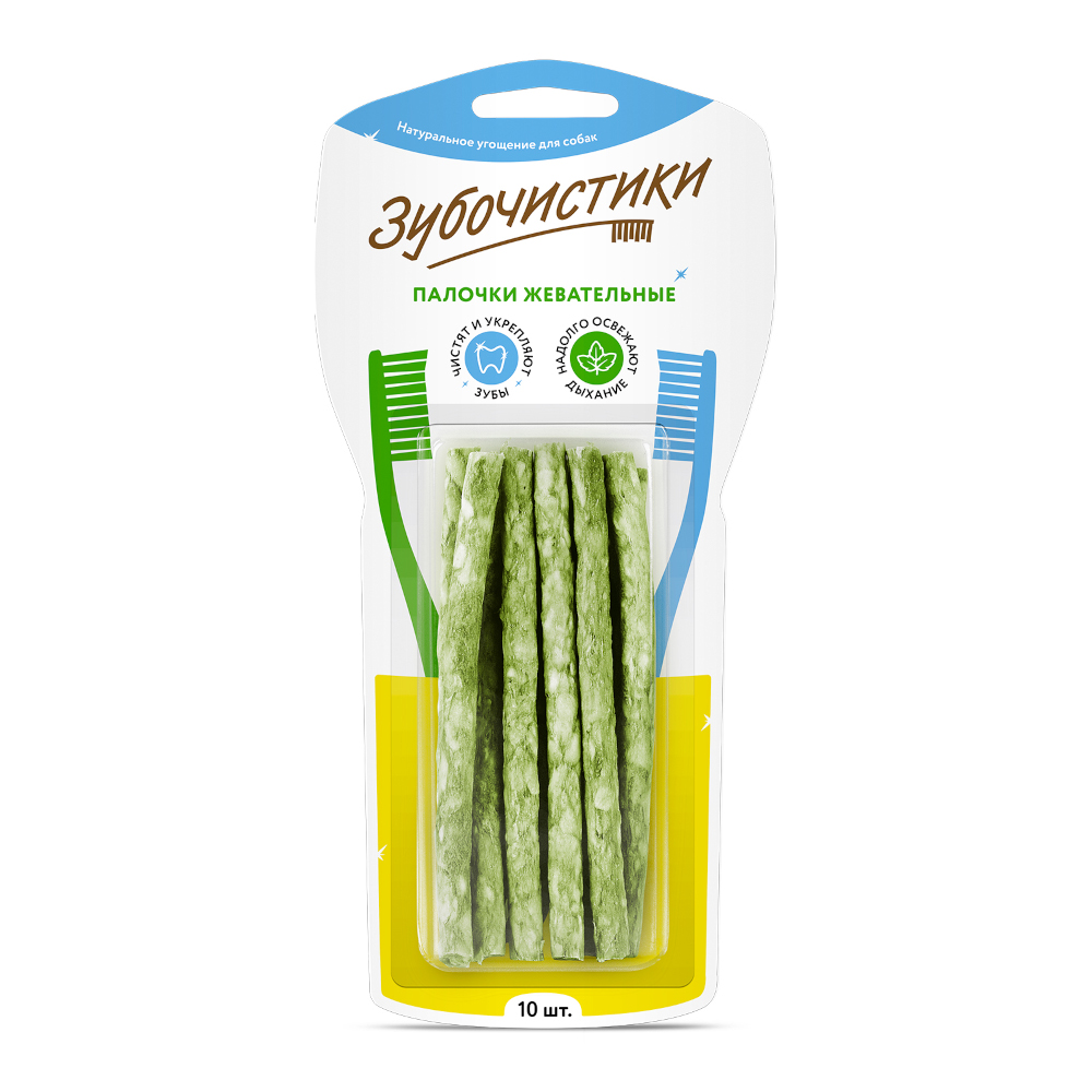 Лакомство для собак Зубочистики Палочки 10шт жевательные - фото 1