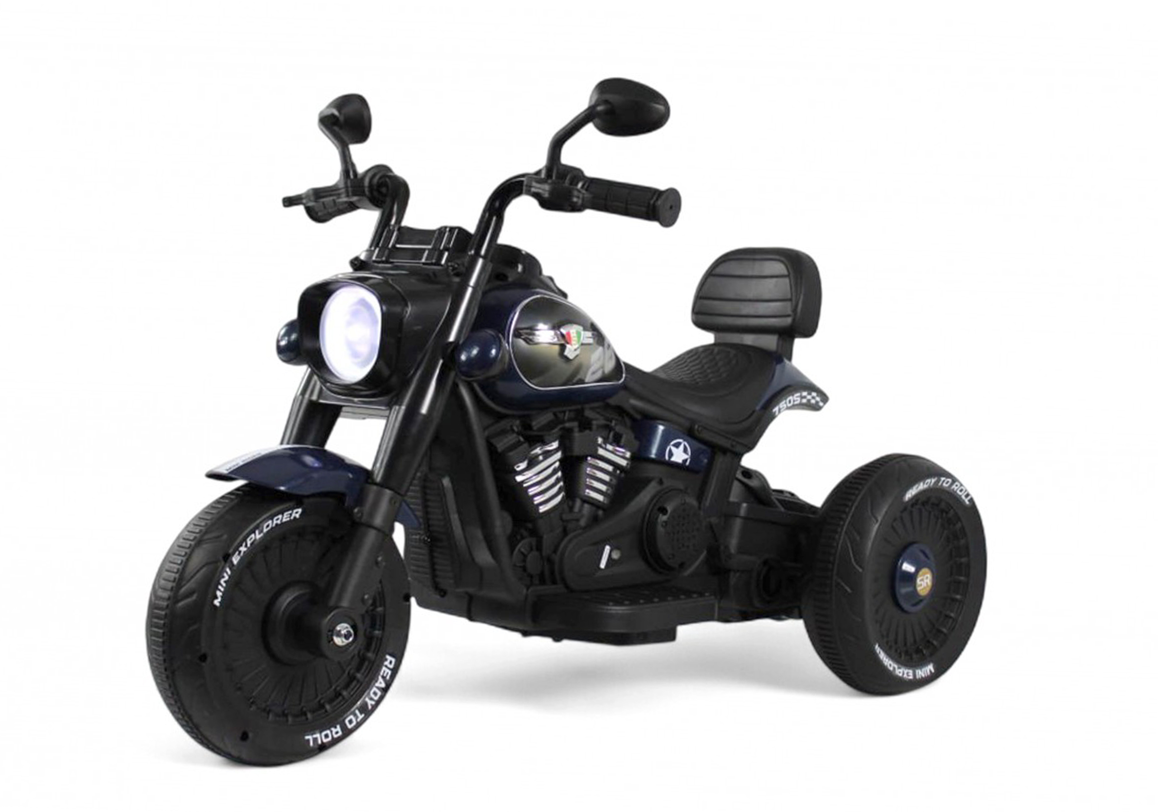 Электромобиль RIVERTOYS G500GG-BLUE - фото 1