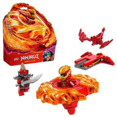 Конструктор LEGO NINJAGO Спиннер Кружитцу Дракона Кая блочный