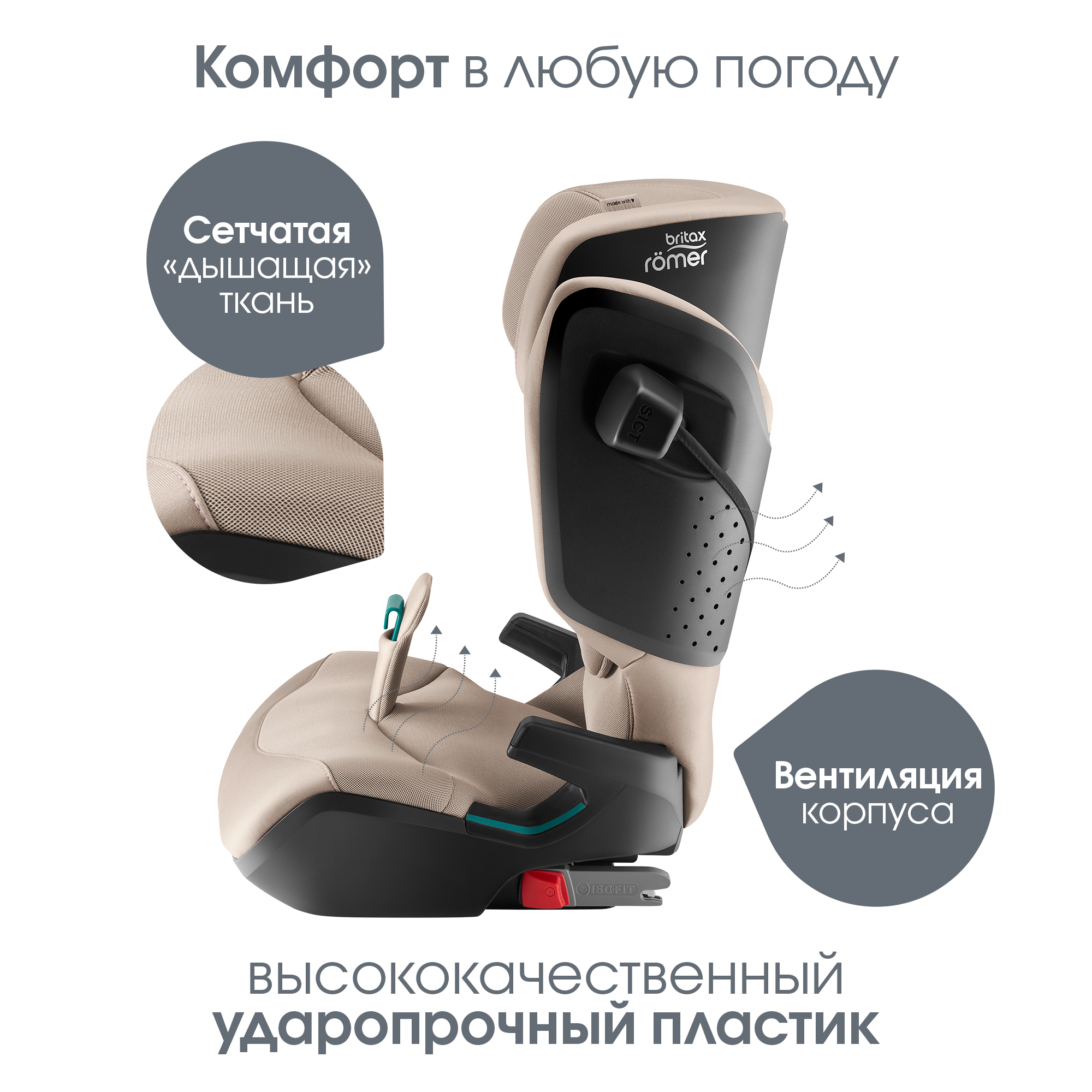 Автокресло Britax Roemer Kidfix PRO Isofix 2/3 (15-36 кг) - фото 11