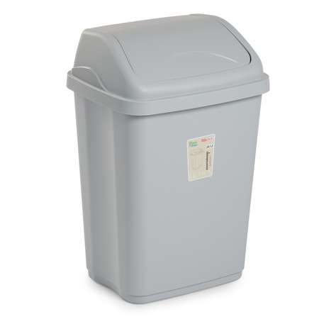 Контейнер elfplast Ultra для мусора 26 л 34.5х27.3х50.5 см серый