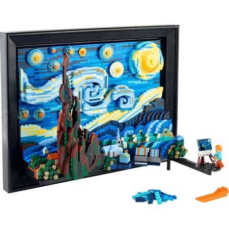 Конструктор LEGO Ideas Винсент Ван Гог Звёздная ночь