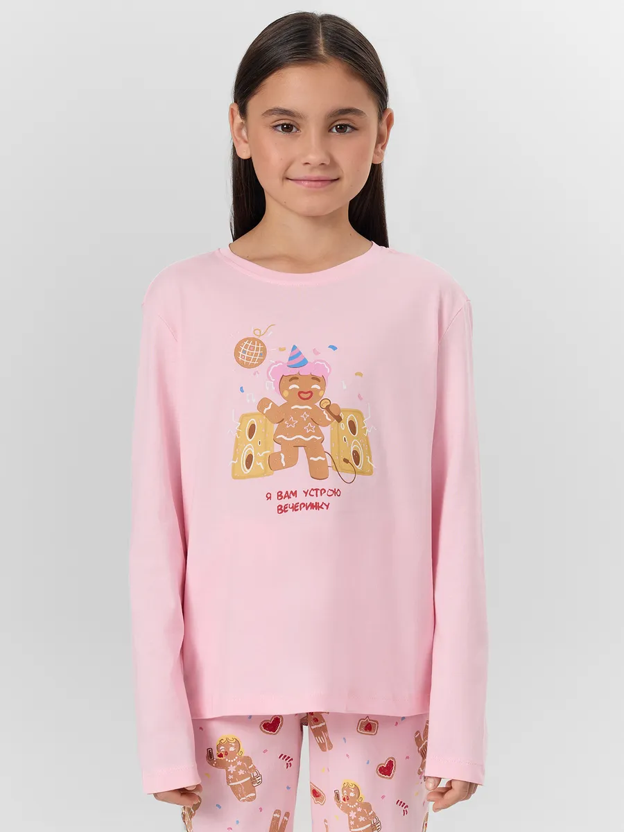 Пижама Mark Formelle (Марк Формэль) 567755/розовая сказка +печенье на розовом - фото 3