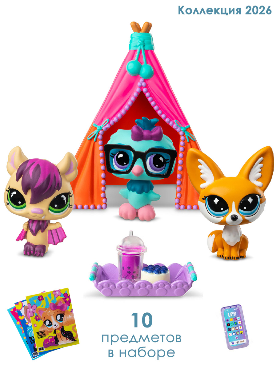 Игровой набор Littlest Pet Shop Пижамная вечеринка - фото 6