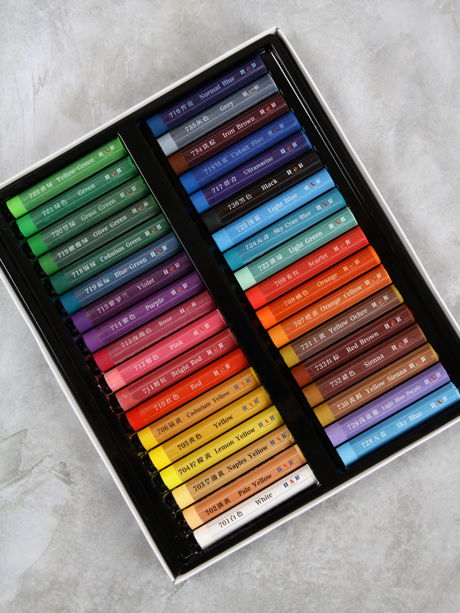 Пастель масляная CMGS 36 шт. - фото 10