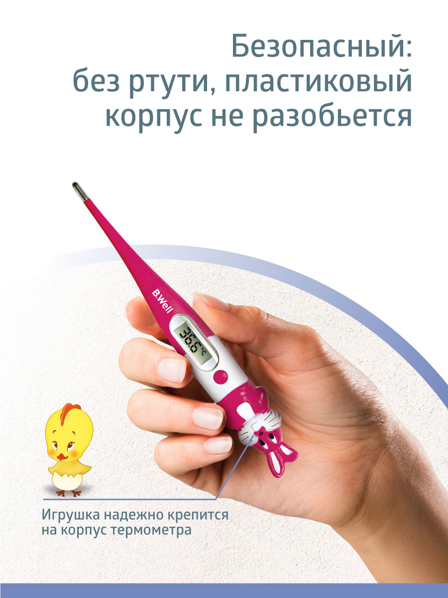 Термометр электронный B.Well - фото 3