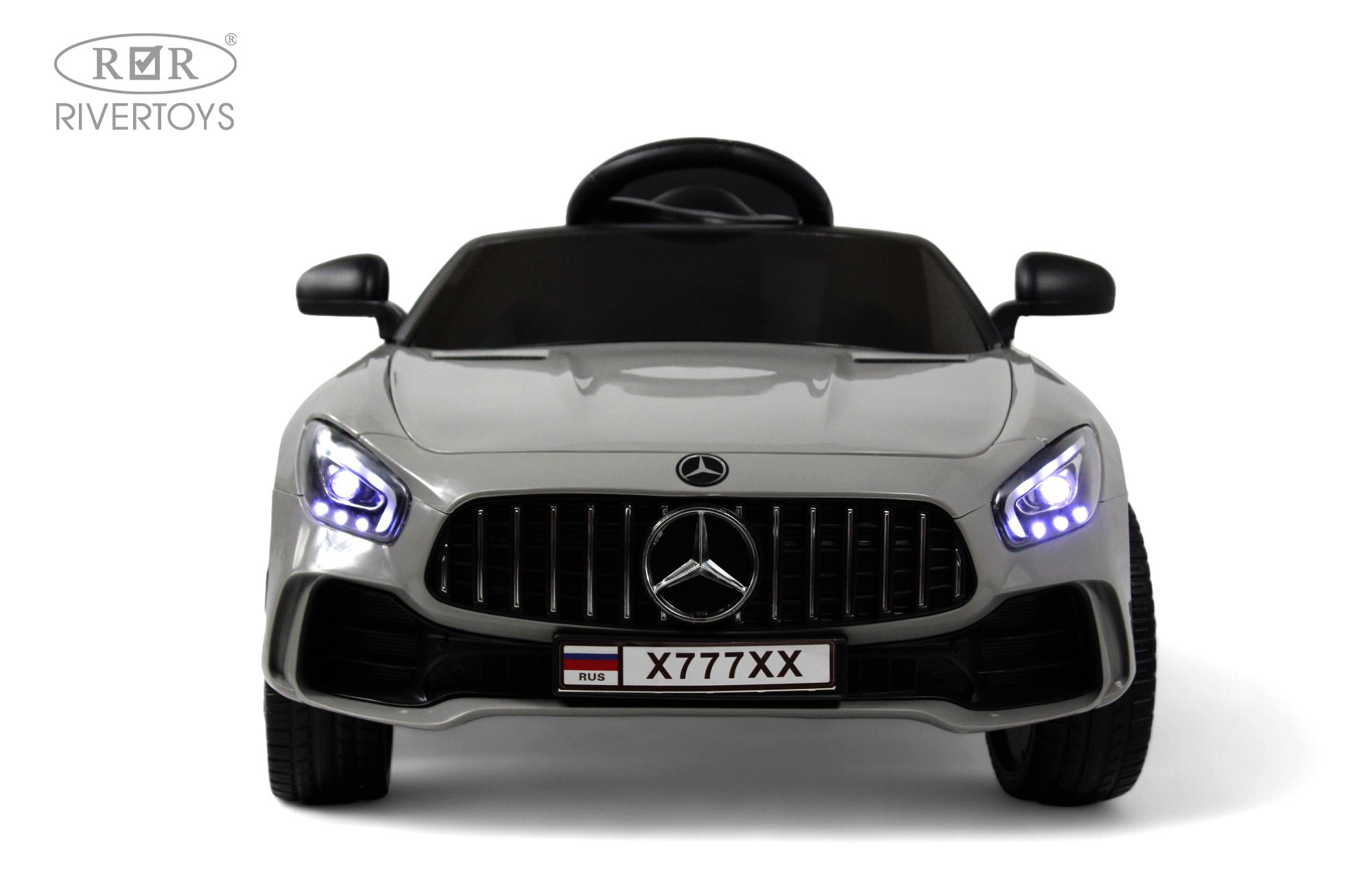 Электромобиль RIVERTOYS Mercedes X777XX-AMG-GREY С пультом ДУ - фото 2