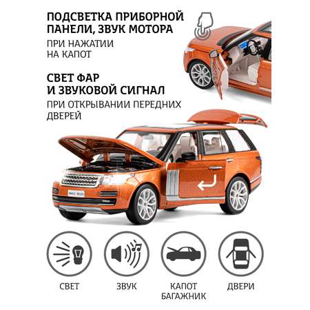 Внедорожник АВТОпанорама Land Rover Range Rover 1:26